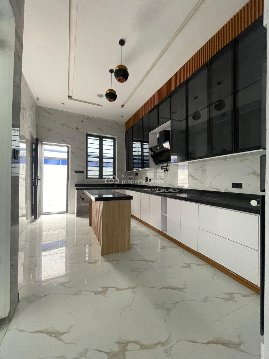 Waterfront Five Bedroom Fully Detached Duplex with Pool and Bq, Ajah, Lagos, Detached Duplex for Sale