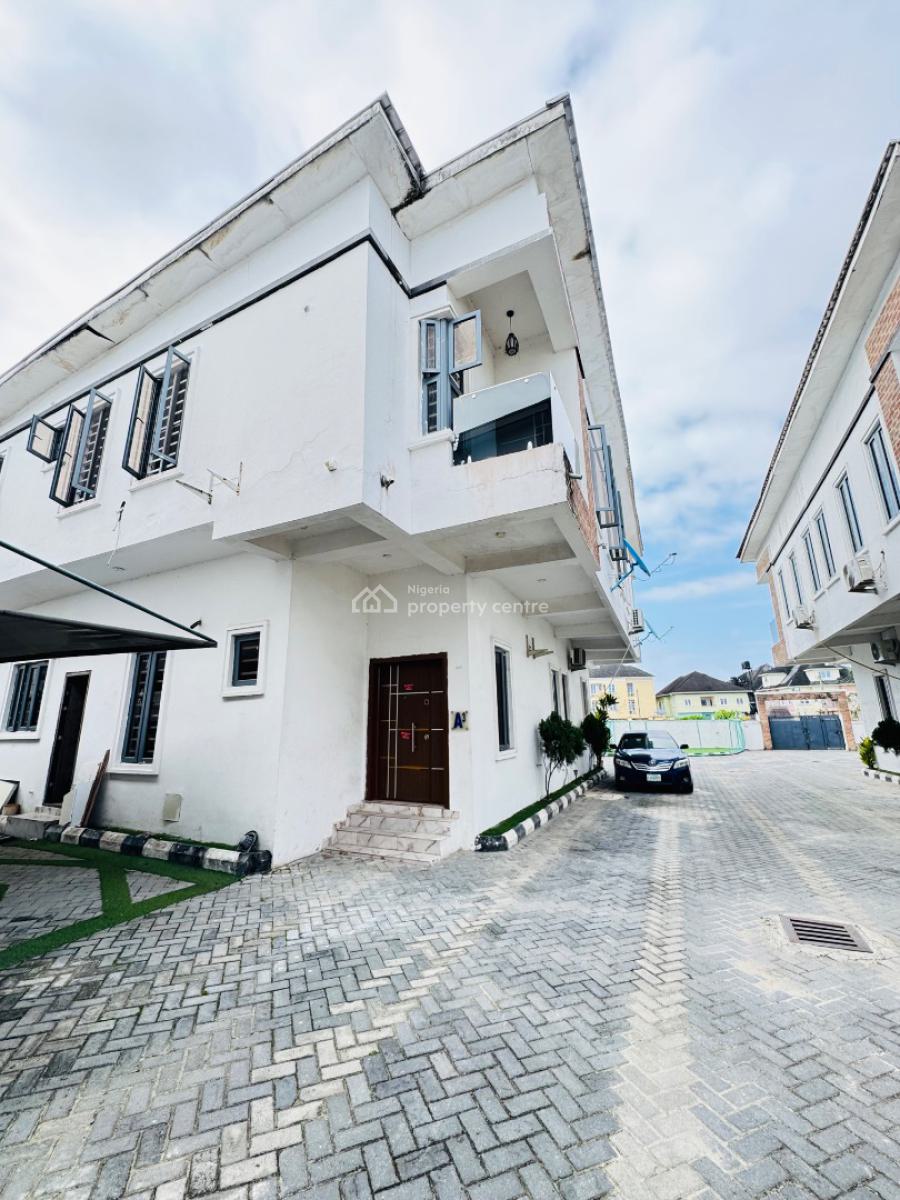 Spacious Self Serviced 4 Bedrooms Semi Detached Duplex +bq, Orchid Road, Lekki, Lagos, Semi-detached Duplex for Rent