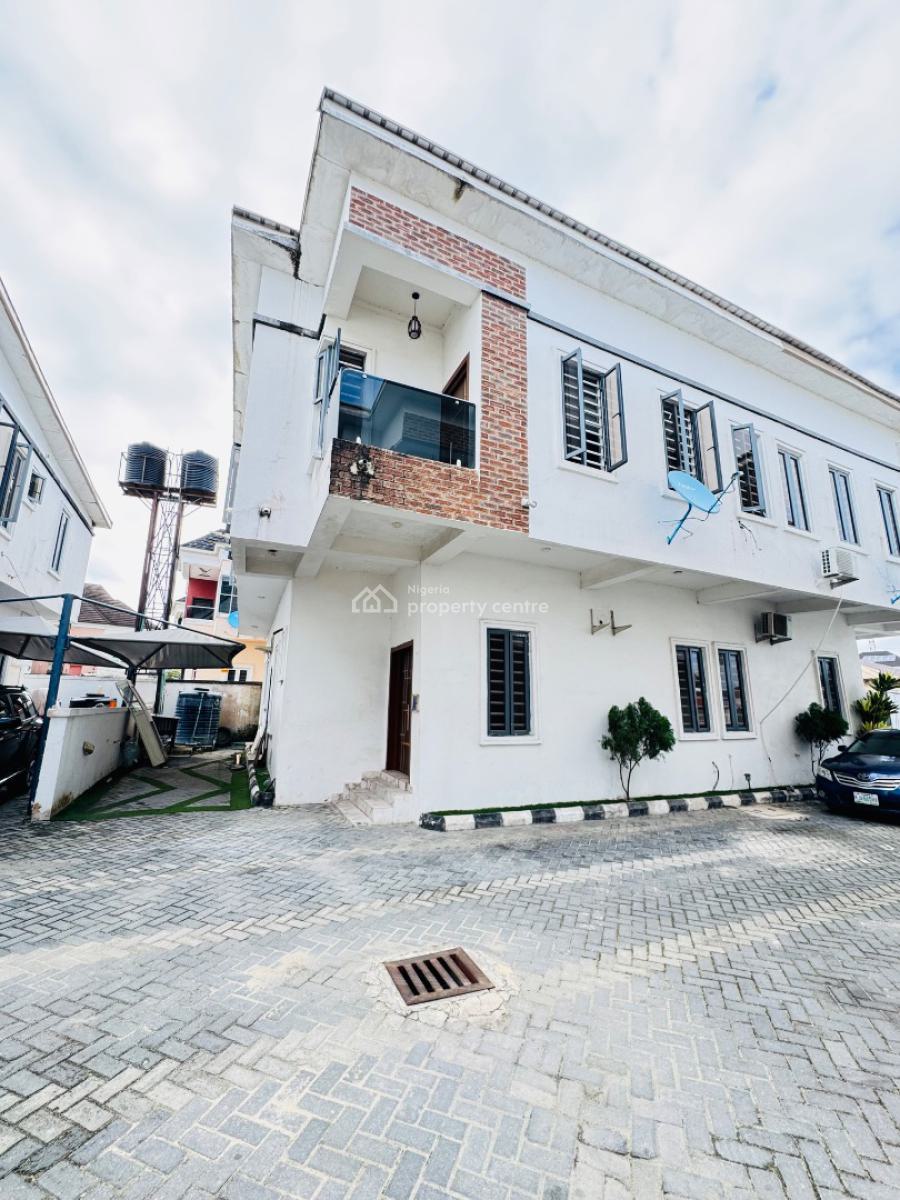Spacious Self Serviced 4 Bedrooms Semi Detached Duplex +bq, Orchid Road, Lekki, Lagos, Semi-detached Duplex for Rent