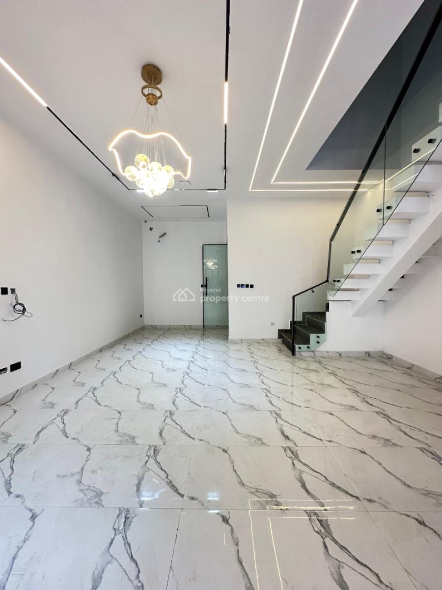 Neatly Built 4 Bedroom Terrace Duplex with Bq & Swimming Pool, Osapa London, Osapa, Lekki, Lagos, Terraced Duplex for Sale