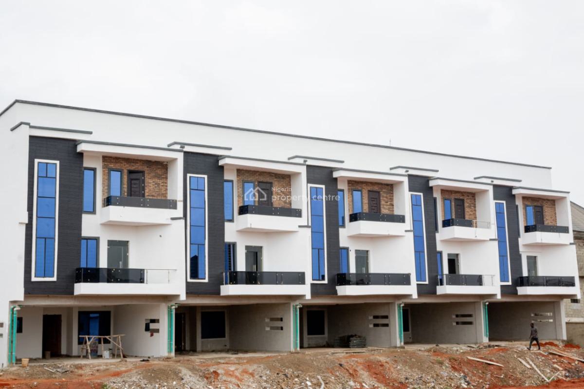 Luxury 4 Bedroom Terrace with Bq, Naples Estate, Micheal Ajao Street, Voera Estate, Berger, Arepo, Ogun, Terraced Duplex for Sale