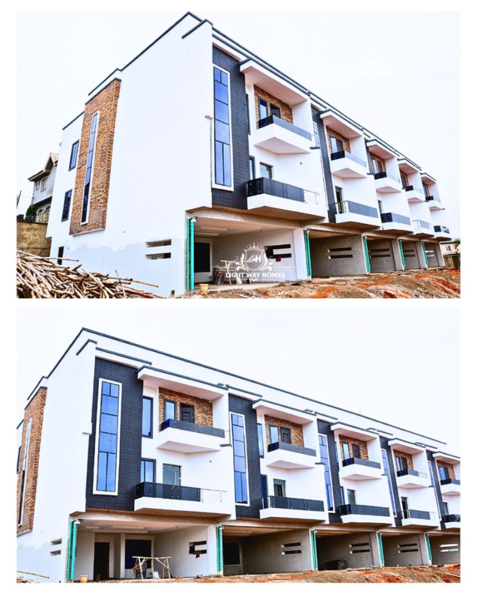 Luxury 4 Bedroom Terrace with Bq, Naples Estate, Micheal Ajao Street, Voera Estate, Berger, Arepo, Ogun, Terraced Duplex for Sale