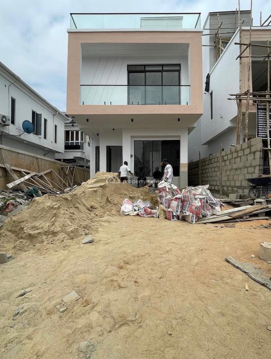 Luxury 5-bedroom Detached Duplex with Rooftop Terrace & Cinema, Ologolo, Lekki, Lagos, Detached Duplex for Sale
