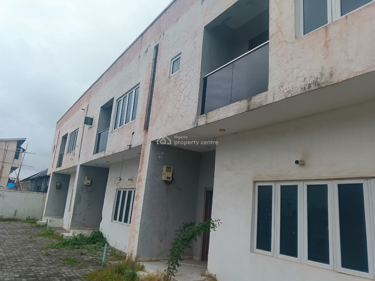 Brand New 3 Bedroom + Bq Terrace Duplex, Mr.money Junction, Off Orchid Road, Lafiaji, Lekki, Lagos, Terraced Duplex for Sale