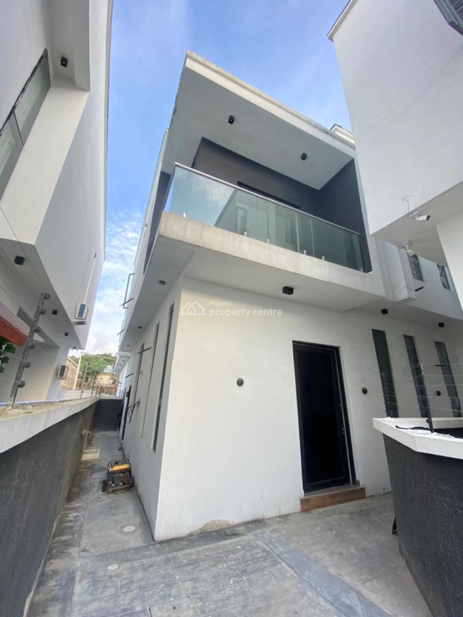 Newly Built 4 Bedroom Semidetached Duplex with Self Compound, Chevron, Lekki, Lagos, Semi-detached Duplex for Sale