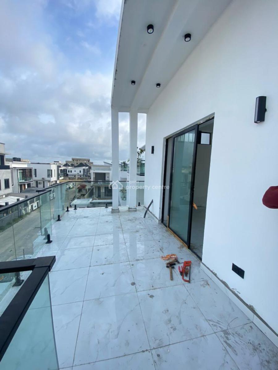 Contemporary 4 Bedroom Detached Duplex with Bq in a Well Secured Estate, Chevron, Lekki, Lagos, Detached Duplex for Sale