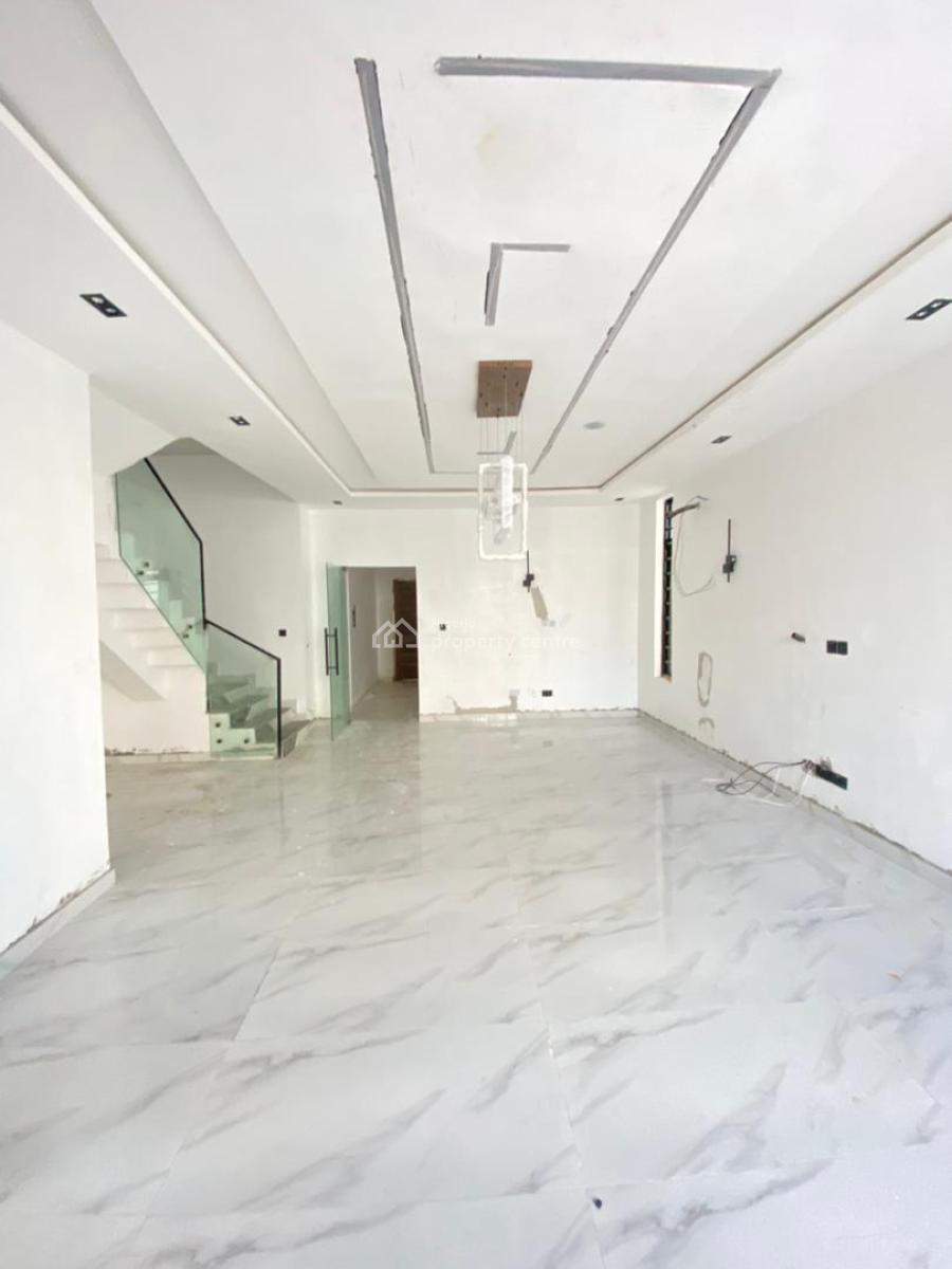 Contemporary 4 Bedroom Detached Duplex with Bq in a Well Secured Estate, Chevron, Lekki, Lagos, Detached Duplex for Sale