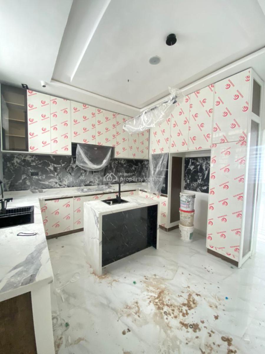 Contemporary 4 Bedroom Detached Duplex with Bq in a Well Secured Estate, Chevron, Lekki, Lagos, Detached Duplex for Sale