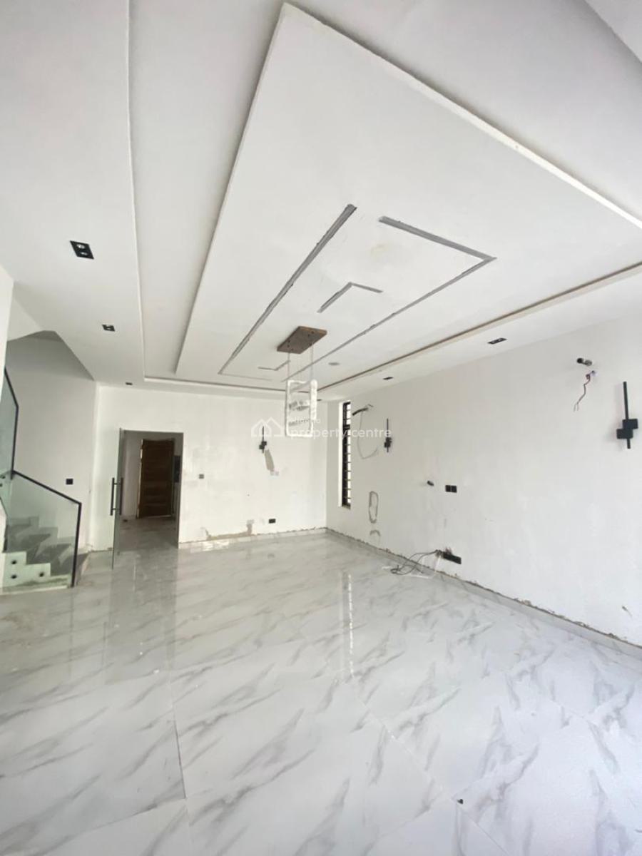 Contemporary 4 Bedroom Detached Duplex with Bq in a Well Secured Estate, Chevron, Lekki, Lagos, Detached Duplex for Sale