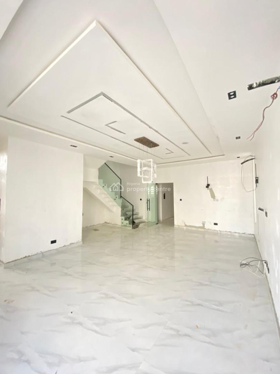 Contemporary 4 Bedroom Detached Duplex with Bq in a Well Secured Estate, Chevron, Lekki, Lagos, Detached Duplex for Sale