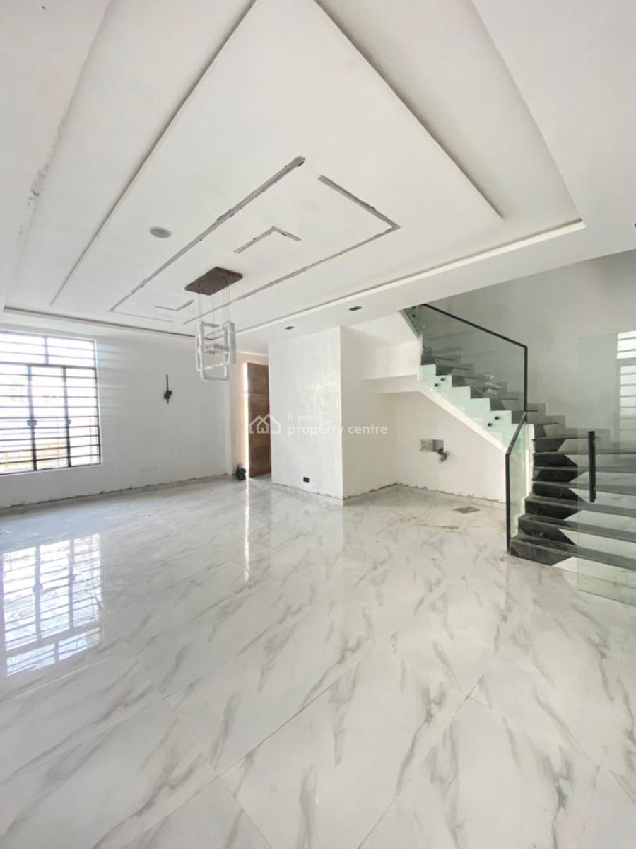 Contemporary 4 Bedroom Detached Duplex with Bq in a Well Secured Estate, Chevron, Lekki, Lagos, Detached Duplex for Sale