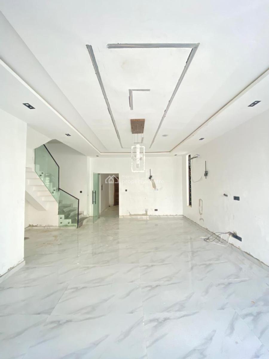 Contemporary 4 Bedroom Detached Duplex with Bq in a Well Secured Estate, Chevron, Lekki, Lagos, Detached Duplex for Sale