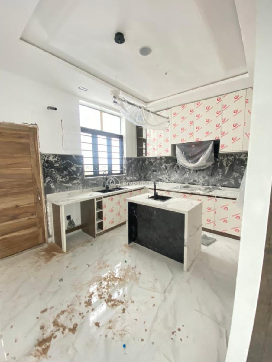 Contemporary 4 Bedroom Detached Duplex with Bq in a Well Secured Estate, Chevron, Lekki, Lagos, Detached Duplex for Sale