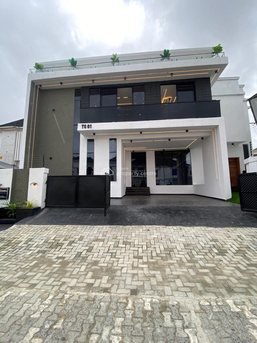 5 Bedroom Fully Detached Duplex with Bq, Lekki Palm City, Ajah, Lagos, Detached Duplex for Sale
