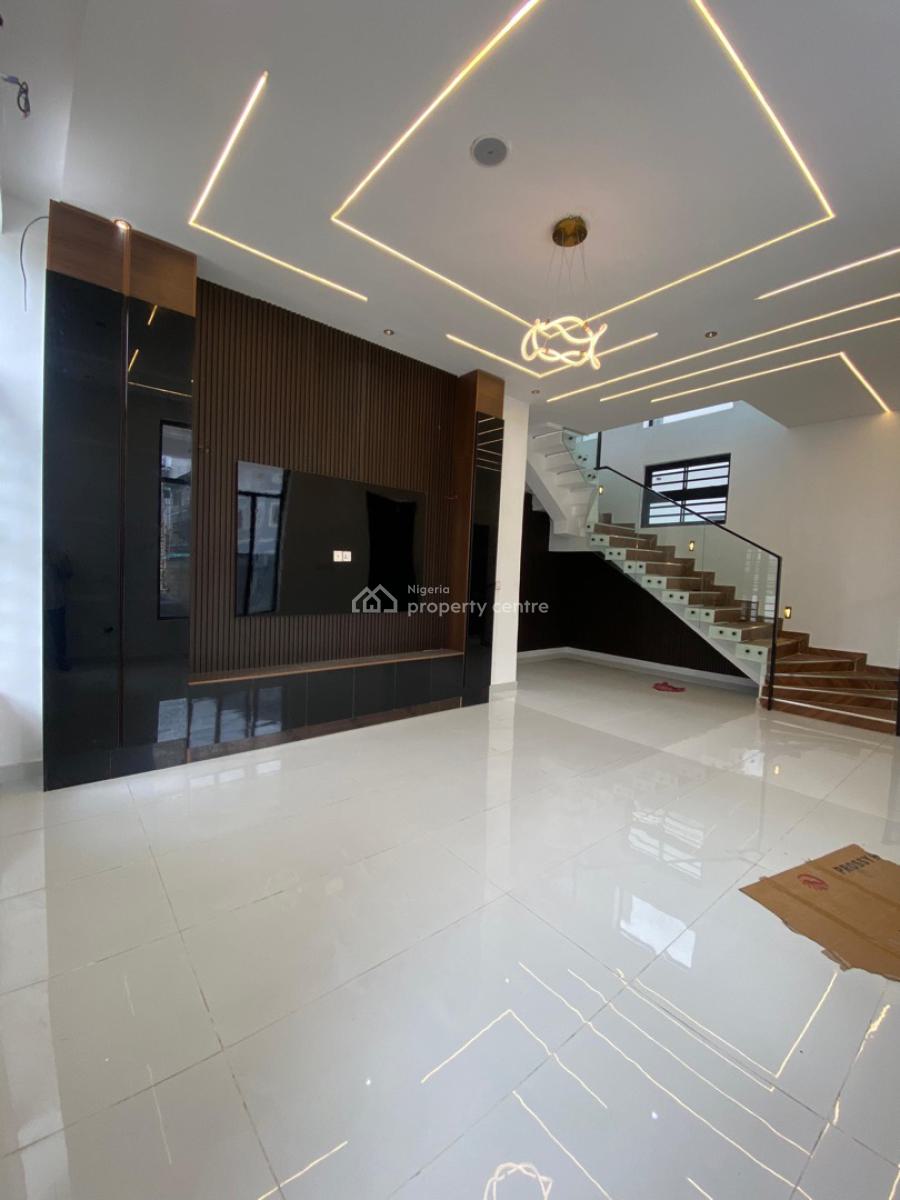 4 Bedroom Fully Detached Duplex with Bq & Pool, Lekki Palm City, Ajah, Lagos, Detached Duplex for Sale