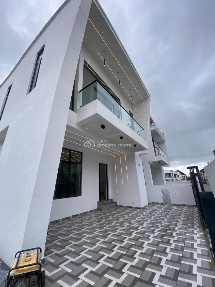 4 Bedroom Fully Detached Duplex with Bq & Pool, Lekki Palm City, Ajah, Lagos, Detached Duplex for Sale