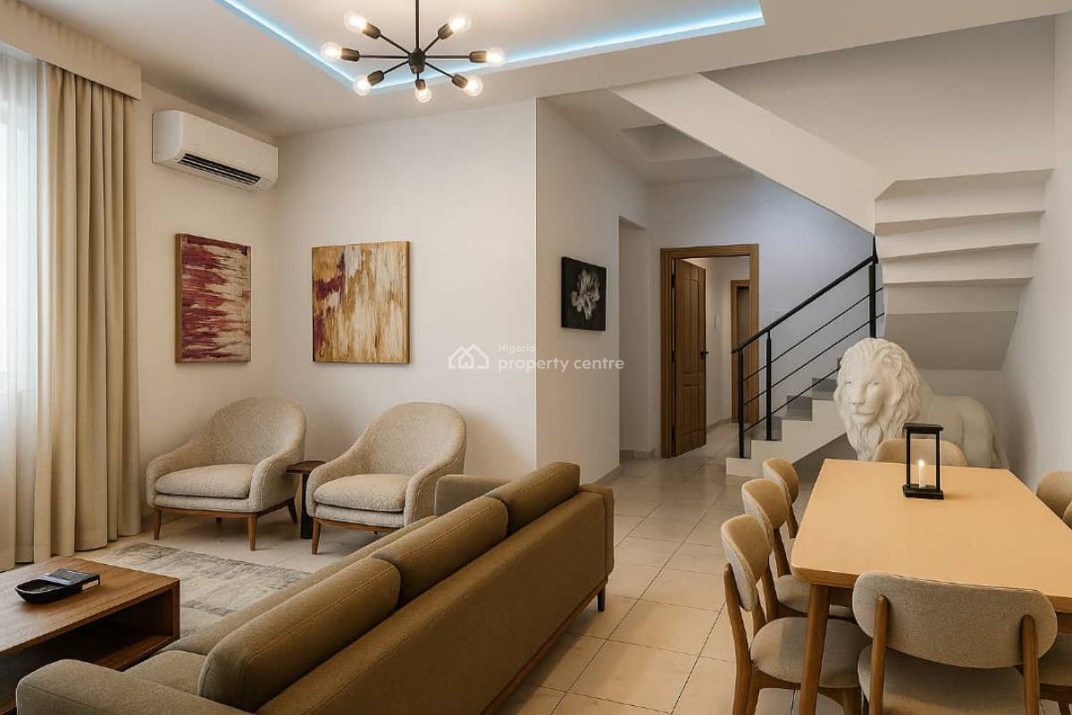 Magnificent 4 Bedroom Semi Detached Duplex, Orchid Road, Lekki Phase 2, Lekki, Lagos, Semi-detached Duplex Short Let