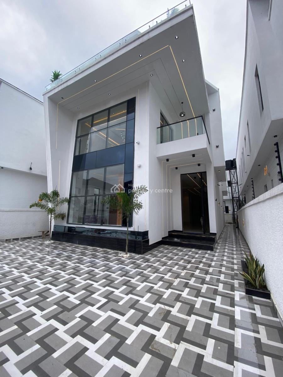5 Bedroom Fully Detached Duplex with Bq, Study Room & Pool, Lekki Palm City, Ajah, Lagos, Detached Duplex for Sale