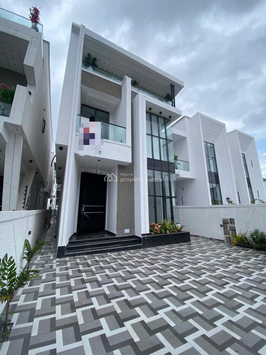 5 Bedroom Fully Detached Duplex with Bq and Pool, Lekki Palm City, Ajah, Lagos, Detached Duplex for Sale