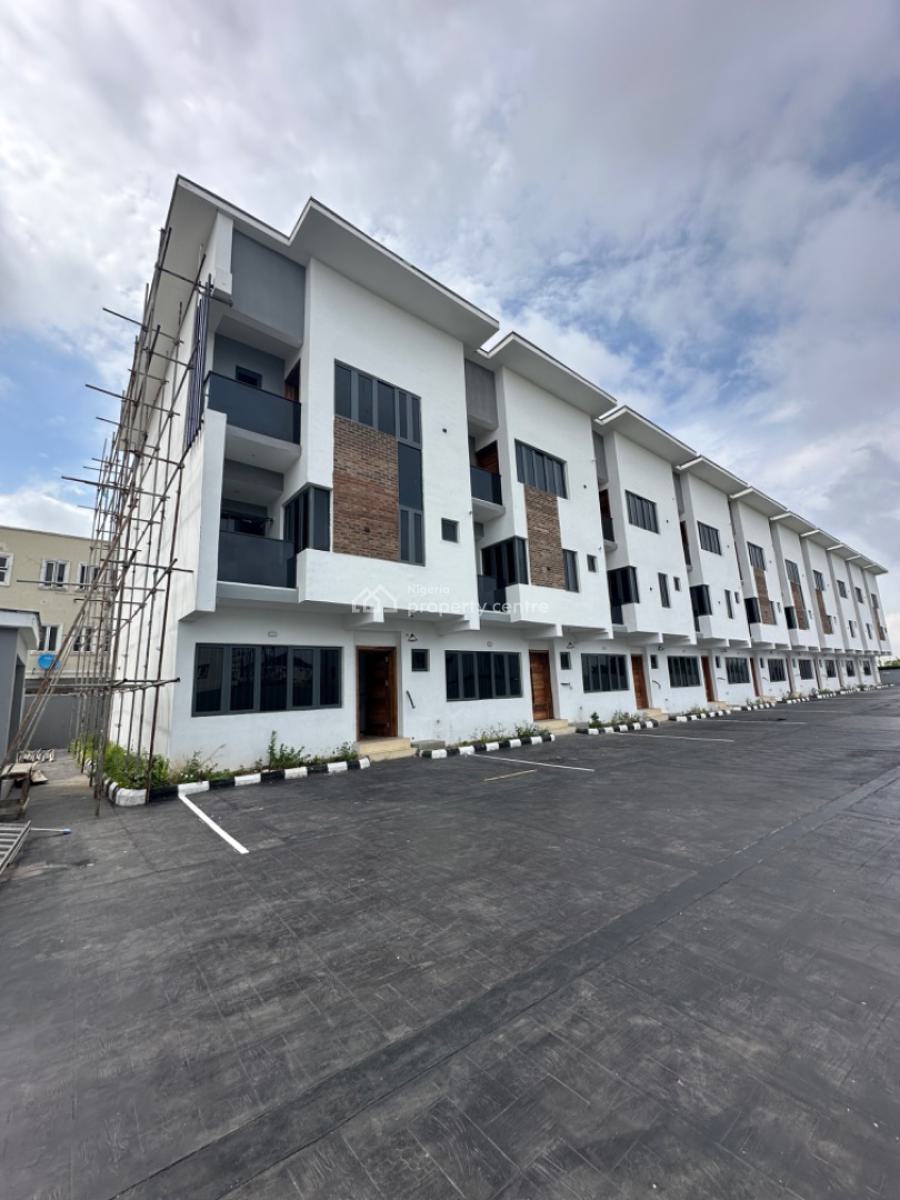 Lovely Newly Built 10 Units of 4 Bedroom Terrace with a Room Bq, Lekki Phase 1, Lekki, Lagos, Terraced Duplex for Rent