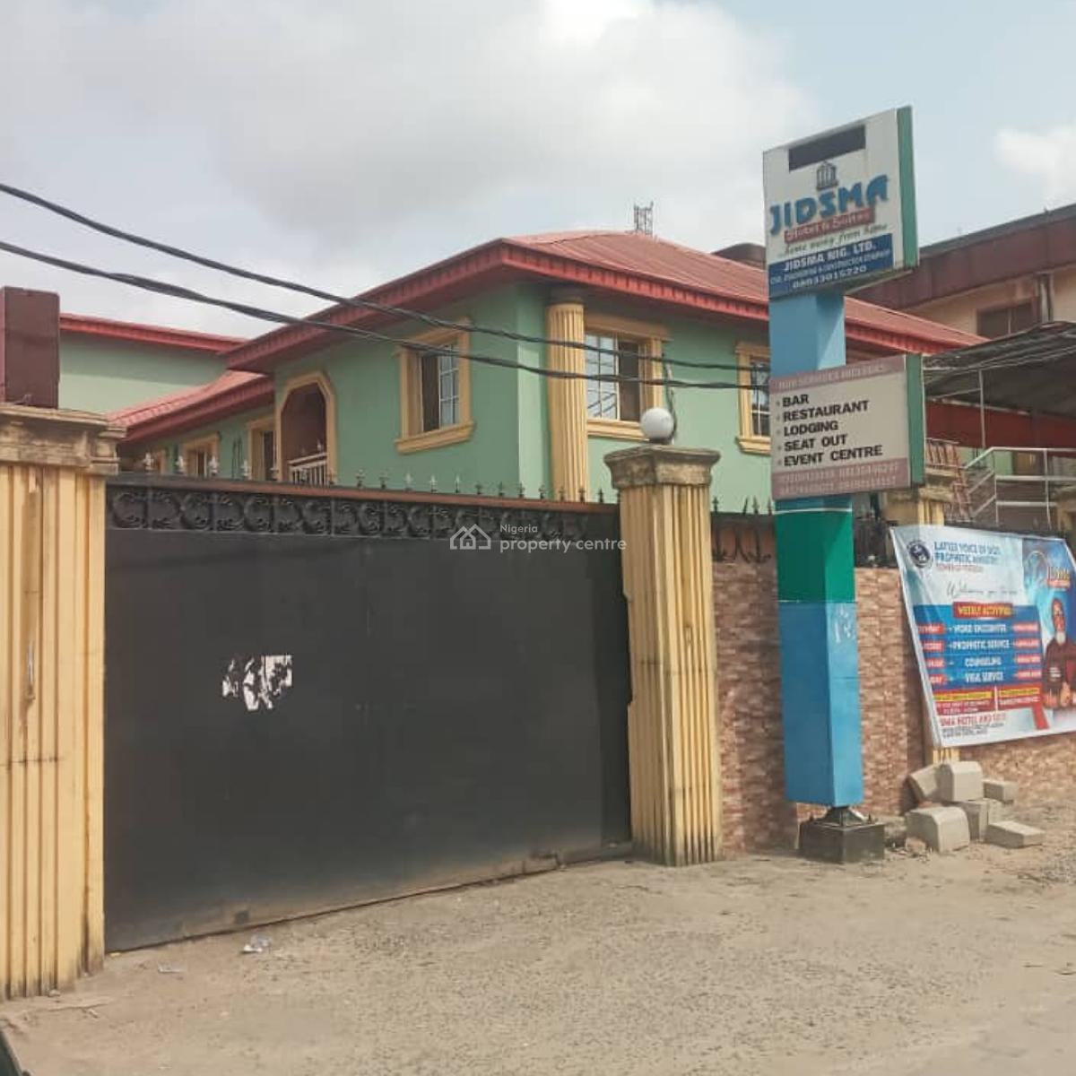 Functional 45 Rooms Hotel with Bar, Off Faseun Avenue By Alidada, Okota, Isolo, Lagos, Hotel / Guest House for Sale