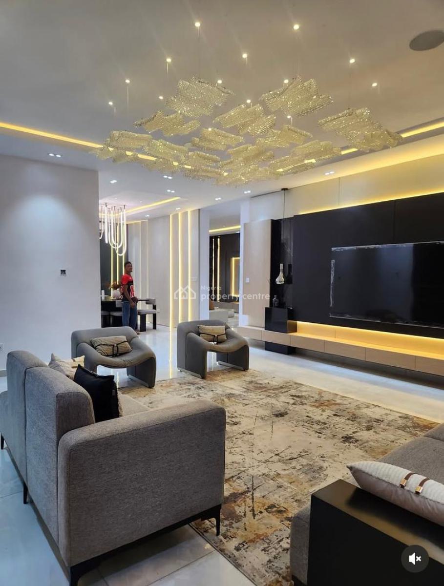 Fully Furnished 4 Bedroom Terrace Duplex with Pool Gym and Cinema, Victoria Island (vi), Lagos, Terraced Duplex for Rent