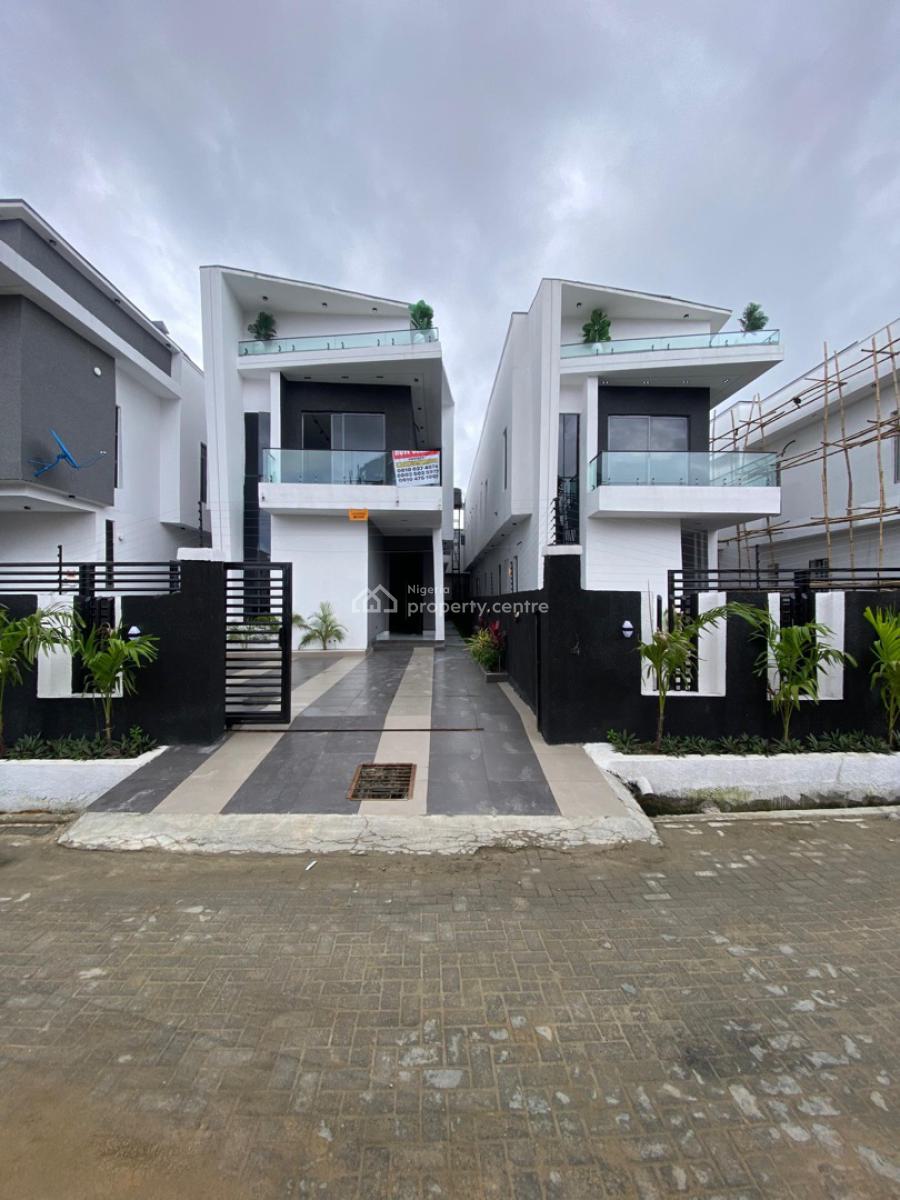 5 Bedroom Fully Detached Duplex with Bq and Pool, Lekki Palm City, Ajah, Lagos, Detached Duplex for Sale