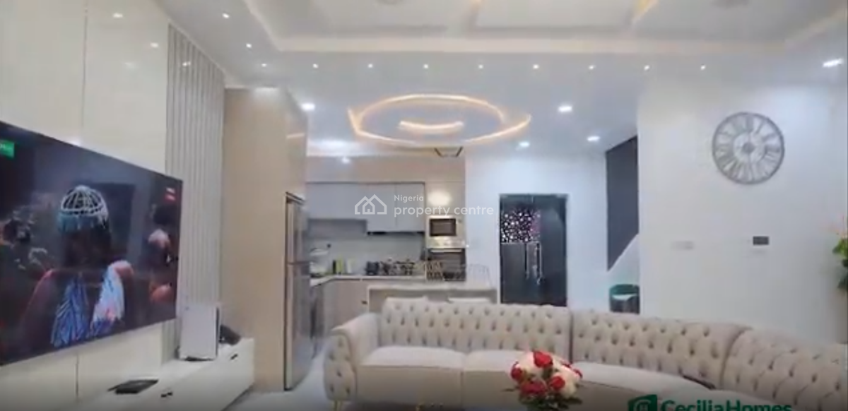 Nicely Furnished 5 Bedroom Apartment, Ikota, Lekki, Lagos, Flat / Apartment Short Let