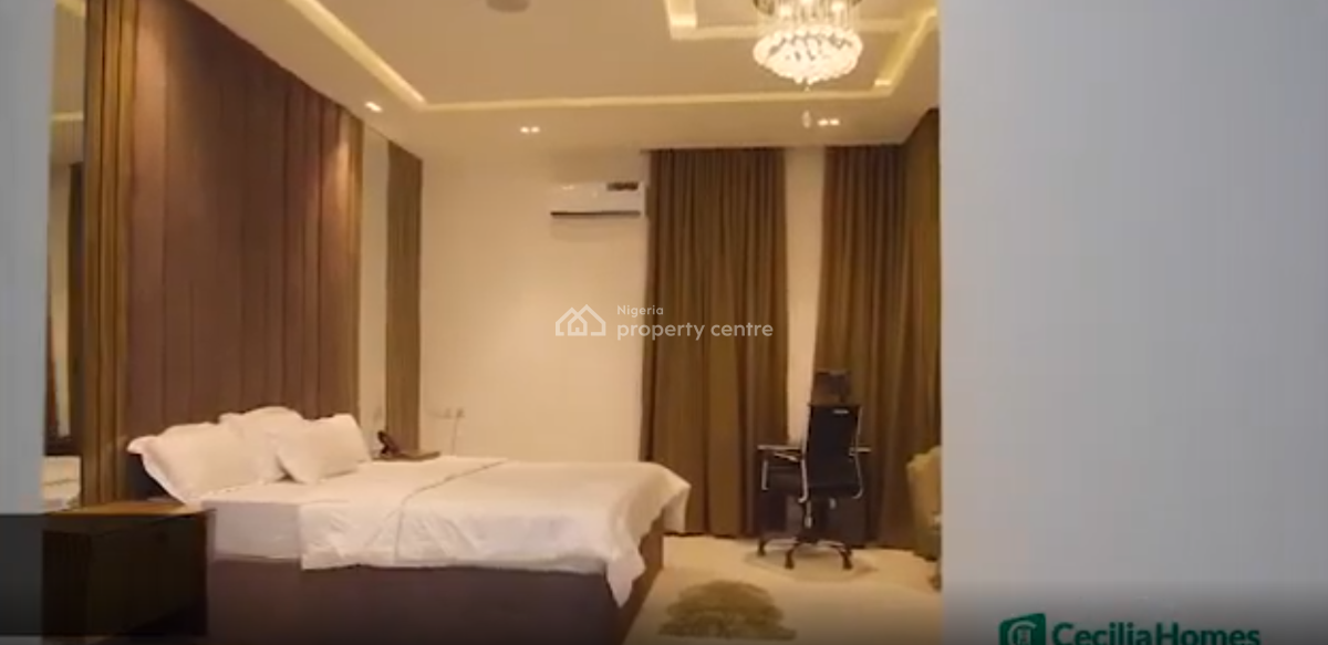 Nicely Furnished 5 Bedroom Apartment, Ikota, Lekki, Lagos, Flat / Apartment Short Let