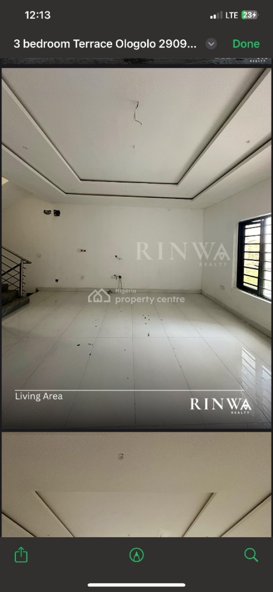 3 Bedroom Terrace, Ologolo, Lekki, Lagos, Terraced Duplex for Sale