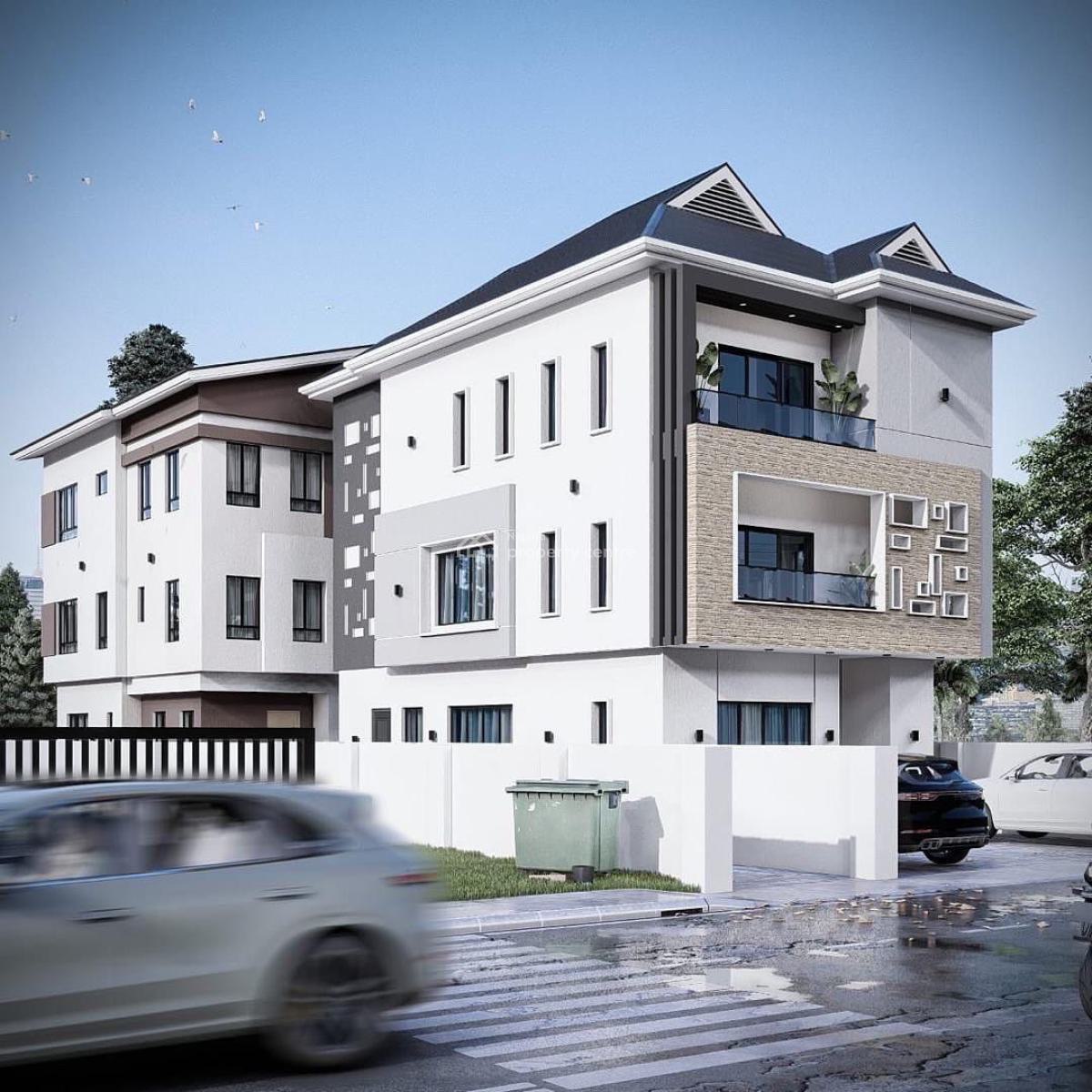 Beautifully Built 4 Bedroom Semi & Fully Detached Duplex Offlplan, Magodo, Lagos, Detached Duplex for Sale