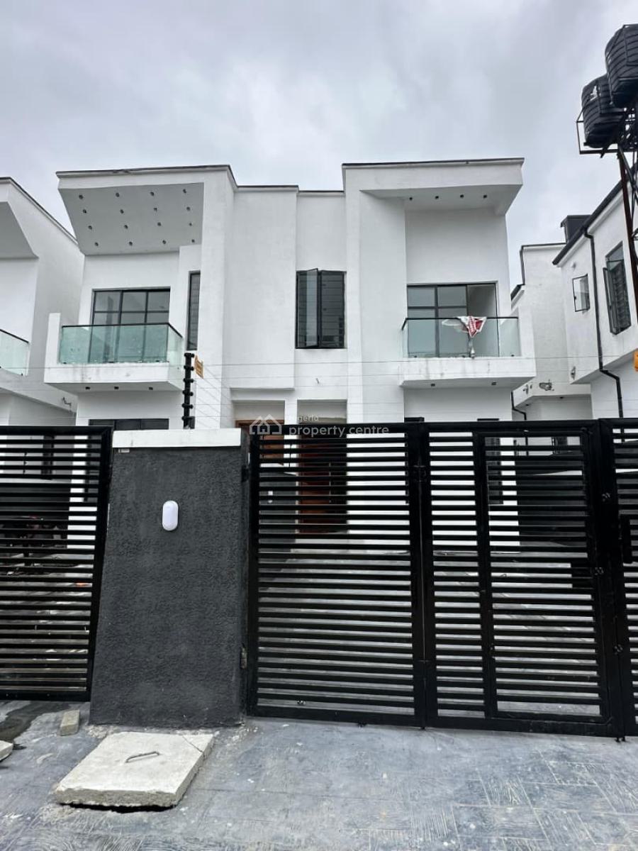 Well Finished 4 Bedroom Semi Detached Duplex with Bq, Ikota, Lekki, Lagos, Semi-detached Duplex for Sale