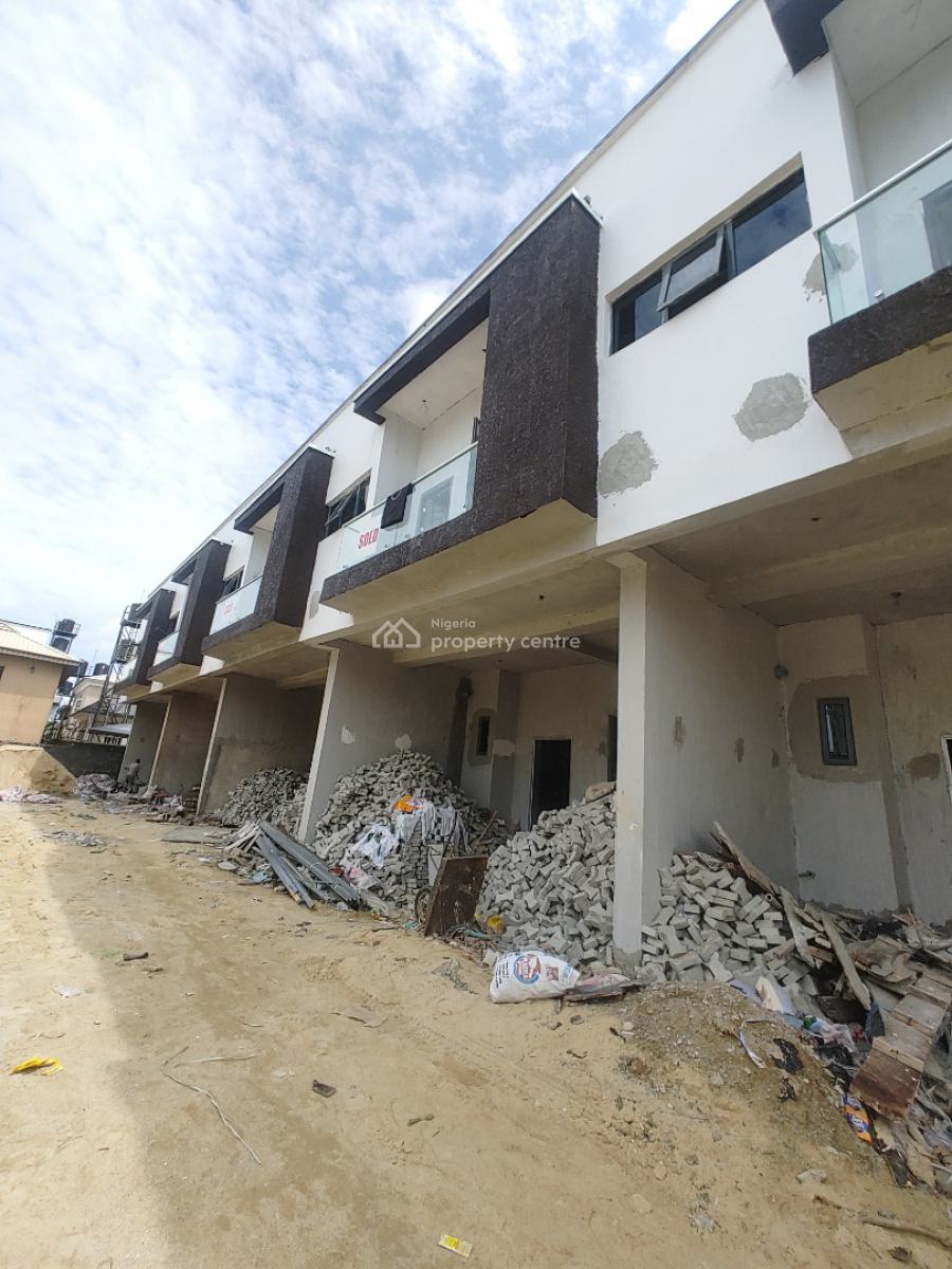 Brand New 4 Bedroom Terrace Duplex, in a Call in Estate, Olokonla, Ajah, Lagos, Terraced Duplex for Sale