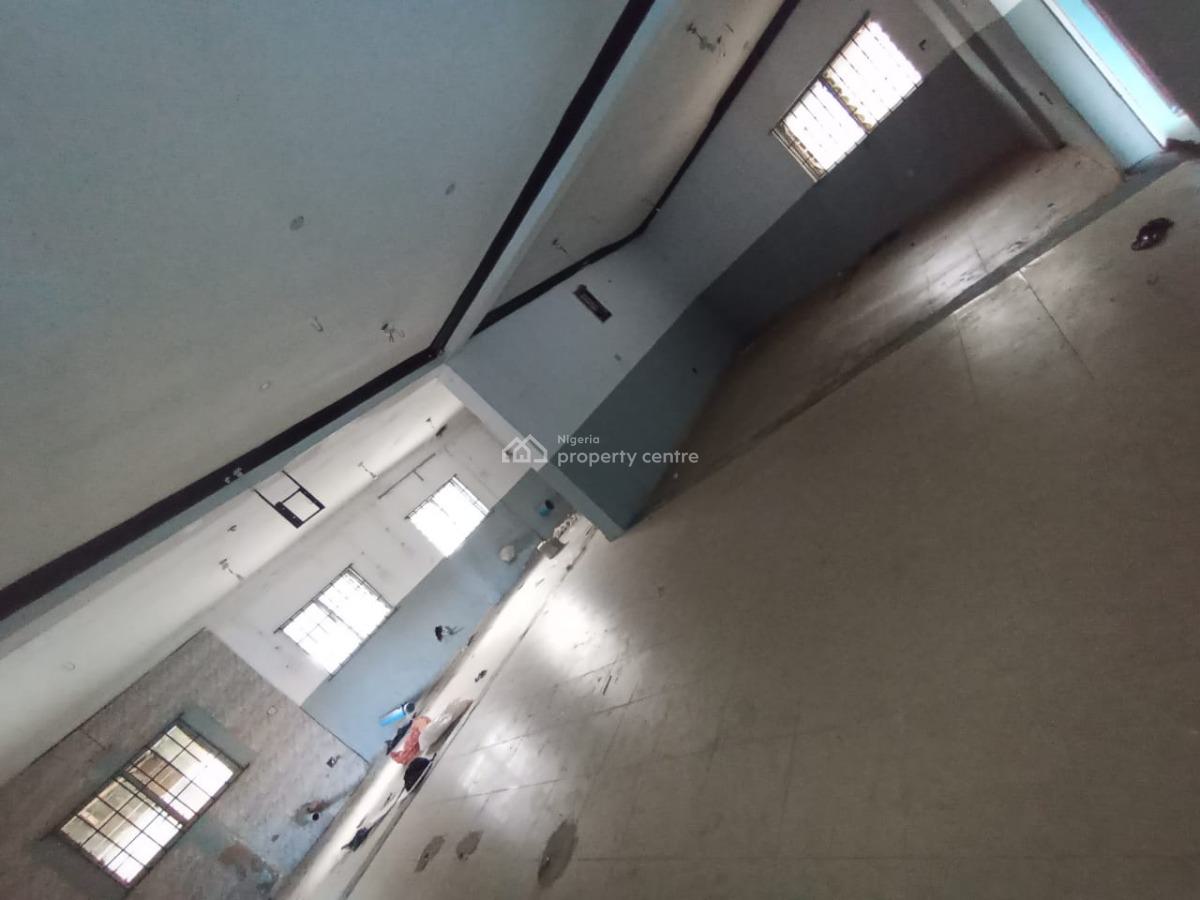 Hall with Very Big Space and Car Wash  Facing The Main Road, Egbeda, Alimosho, Lagos, Commercial Property for Rent