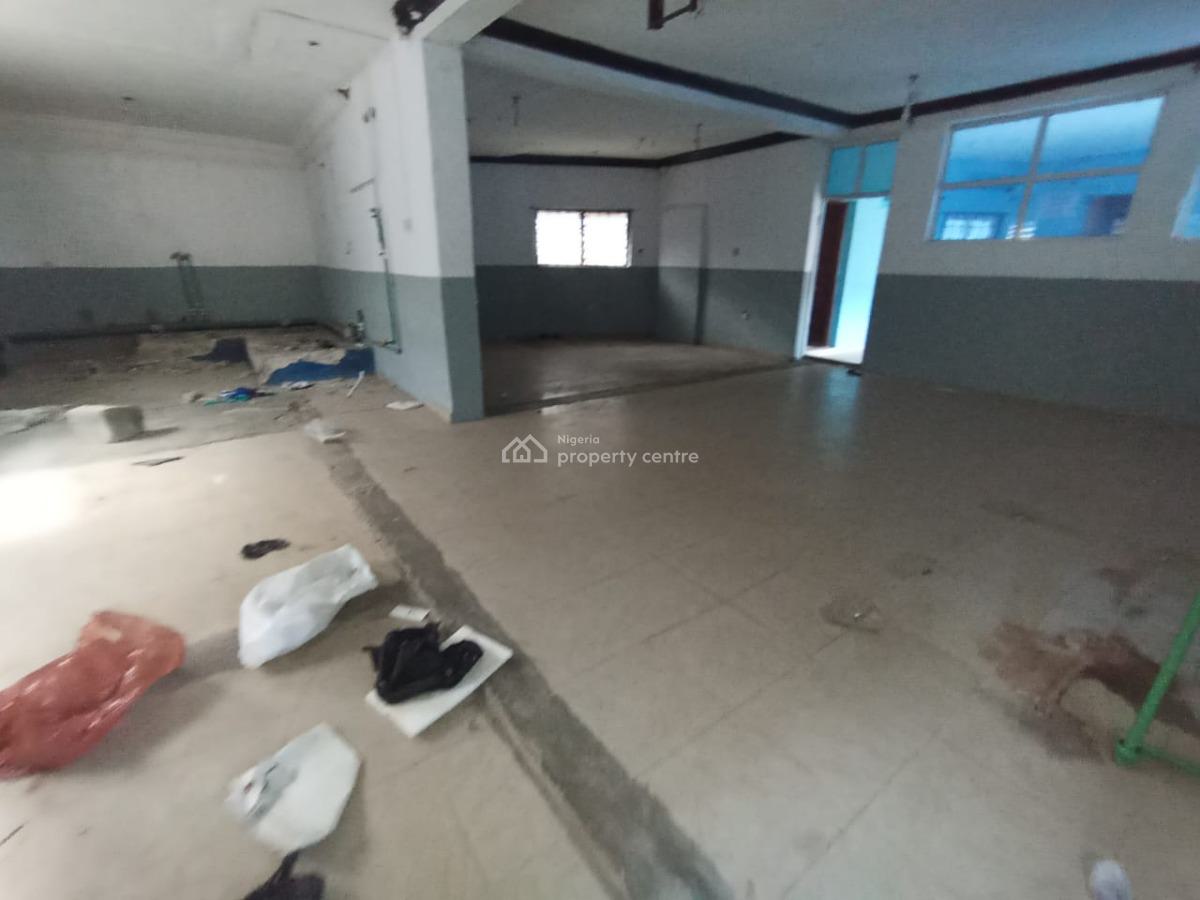 Hall with Very Big Space and Car Wash  Facing The Main Road, Egbeda, Alimosho, Lagos, Commercial Property for Rent