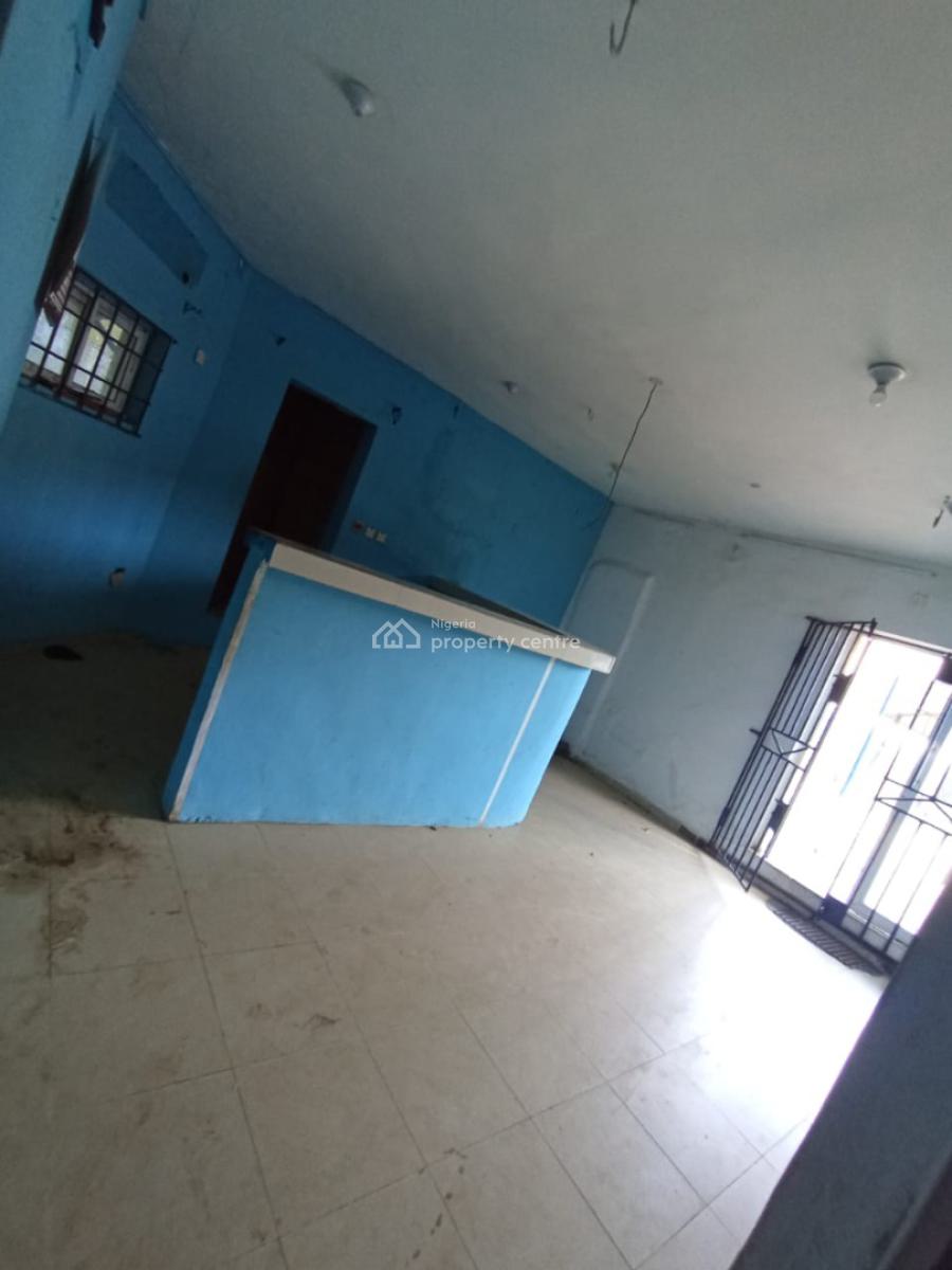 Hall with Very Big Space and Car Wash  Facing The Main Road, Egbeda, Alimosho, Lagos, Commercial Property for Rent