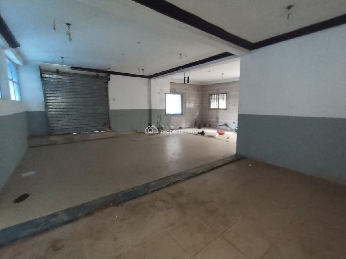 Hall with Very Big Space and Car Wash  Facing The Main Road, Egbeda, Alimosho, Lagos, Commercial Property for Rent