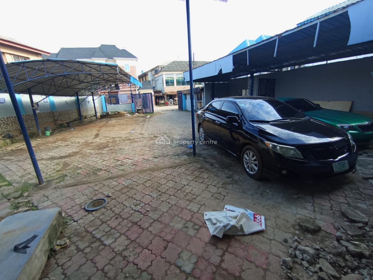 Hall with Very Big Space and Car Wash  Facing The Main Road, Egbeda, Alimosho, Lagos, Commercial Property for Rent
