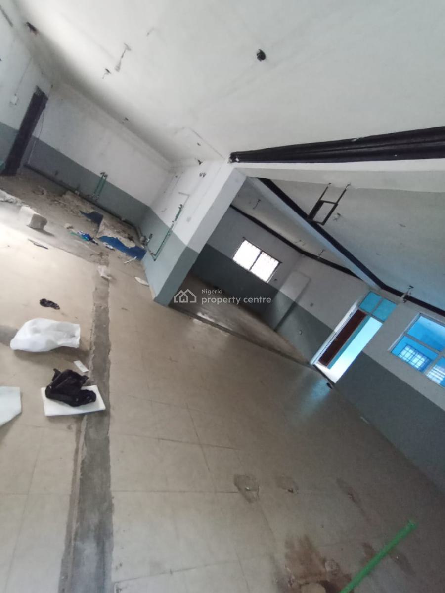 Hall with Very Big Space and Car Wash  Facing The Main Road, Egbeda, Alimosho, Lagos, Commercial Property for Rent
