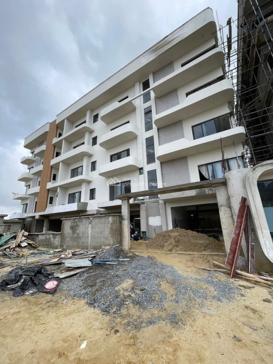 Absolutely Decent 2 Bed Apartment with  Communal Swimming Pool, Elevat, Lekki Phase 1, Lekki, Lagos, Flat / Apartment for Sale
