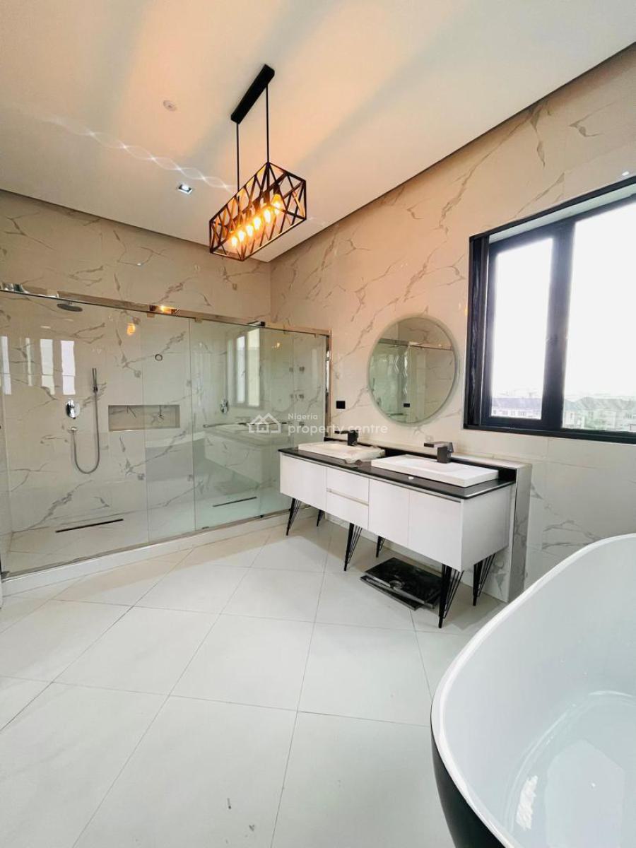 Magnificent Carved 6 Bed Detached Home with Elevator, Cinema, Swimming, Osapa, Lekki, Lagos, Detached Duplex for Sale
