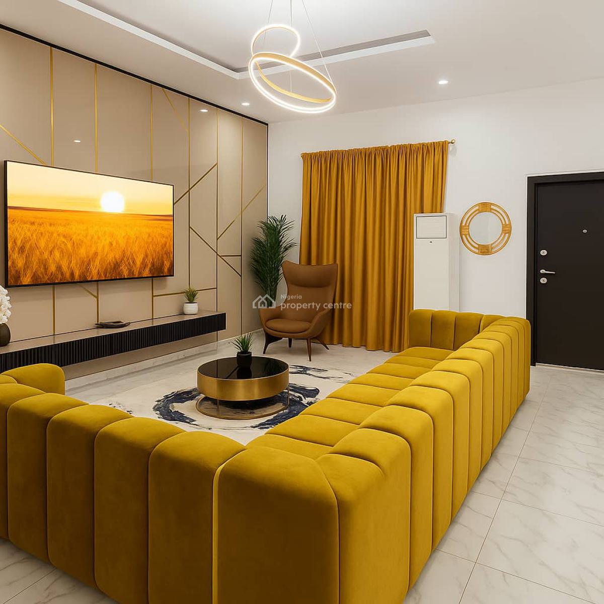 Luxury 4 Bedroom Bedroom Duplex, Orchid Road, Lekki Phase 2, Lekki, Lagos, Terraced Duplex Short Let