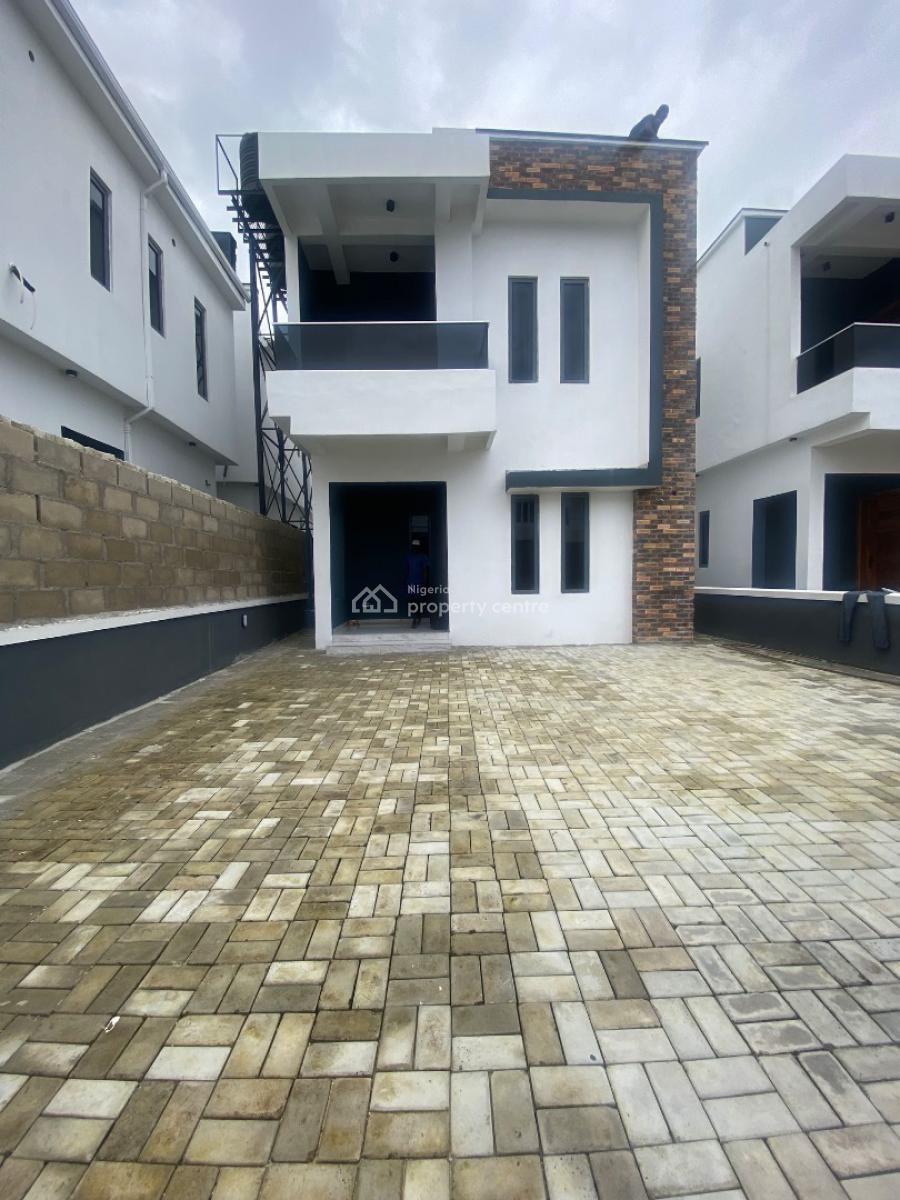 Luxury 4bed with Spacious Compound in a Very Secured Est Close to Road, a Secured Estate Beside Lagos Business School, Ajah, Lagos, Detached Duplex for Sale