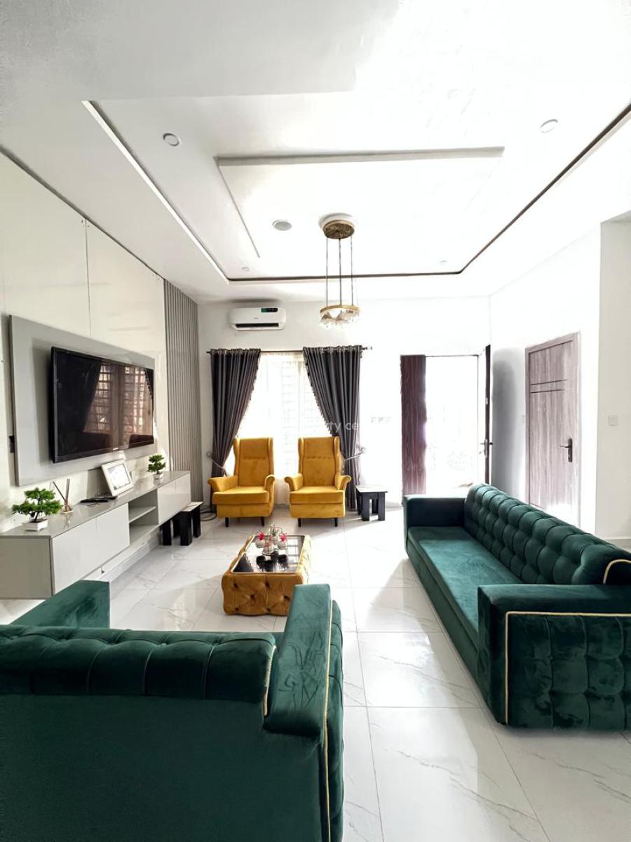 Contemporary 4 Bed Terrace Duplex with a Bq, Pool ,gym , Playground, Ikate, Lekki, Lagos, Terraced Duplex for Sale