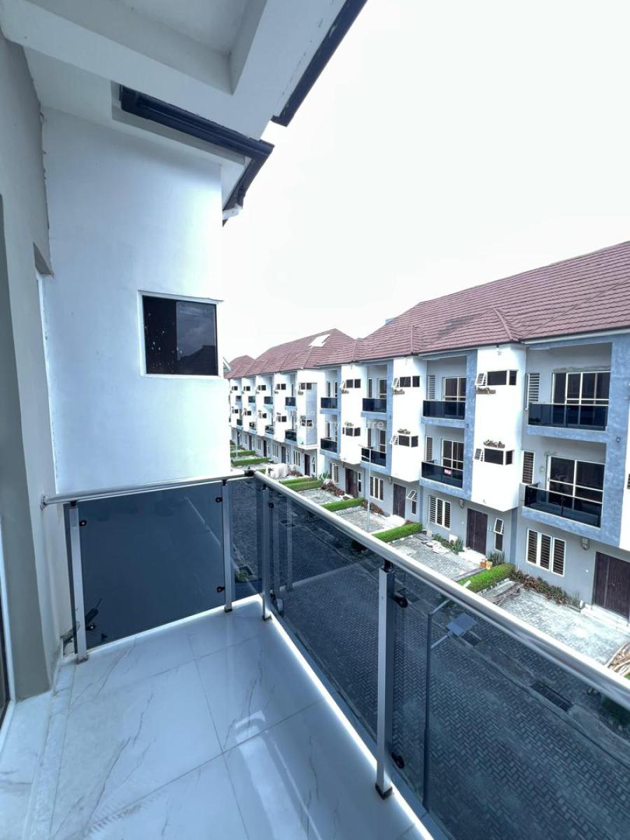 Contemporary 4 Bed Terrace Duplex with a Bq, Pool ,gym , Playground, Ikate, Lekki, Lagos, Terraced Duplex for Sale