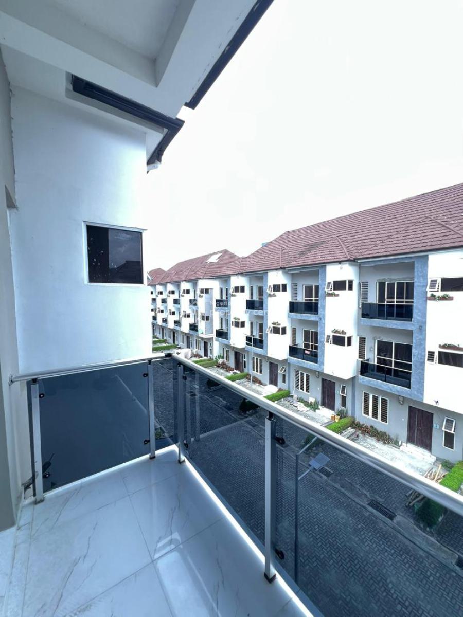 Contemporary 4 Bed Terrace Duplex with a Bq, Pool ,gym , Playground, Ikate, Lekki, Lagos, Terraced Duplex for Sale