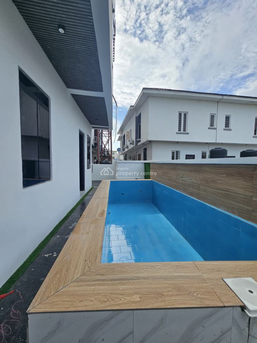 Lovely 4 Bedroom Detached Duplex with Bq & Pool in a Secured Estate, Chevron Toll Gate, Orchid Road, Lekki, Lagos, Detached Duplex for Sale