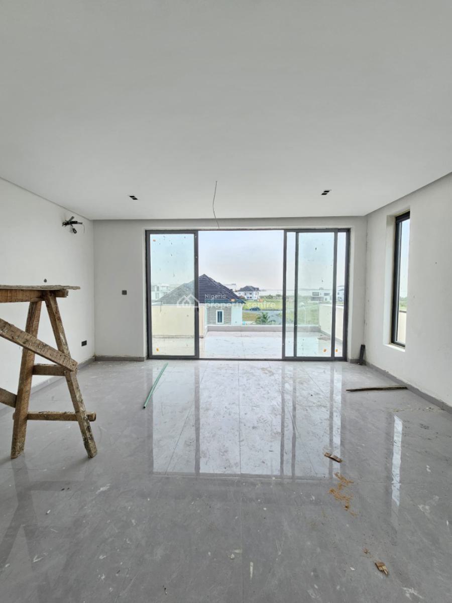 Stunning 5 Bedroom Semi-detached Triplex with Bq, Cinema, Pool, Ikate, Lekki, Lagos, Semi-detached Duplex for Sale