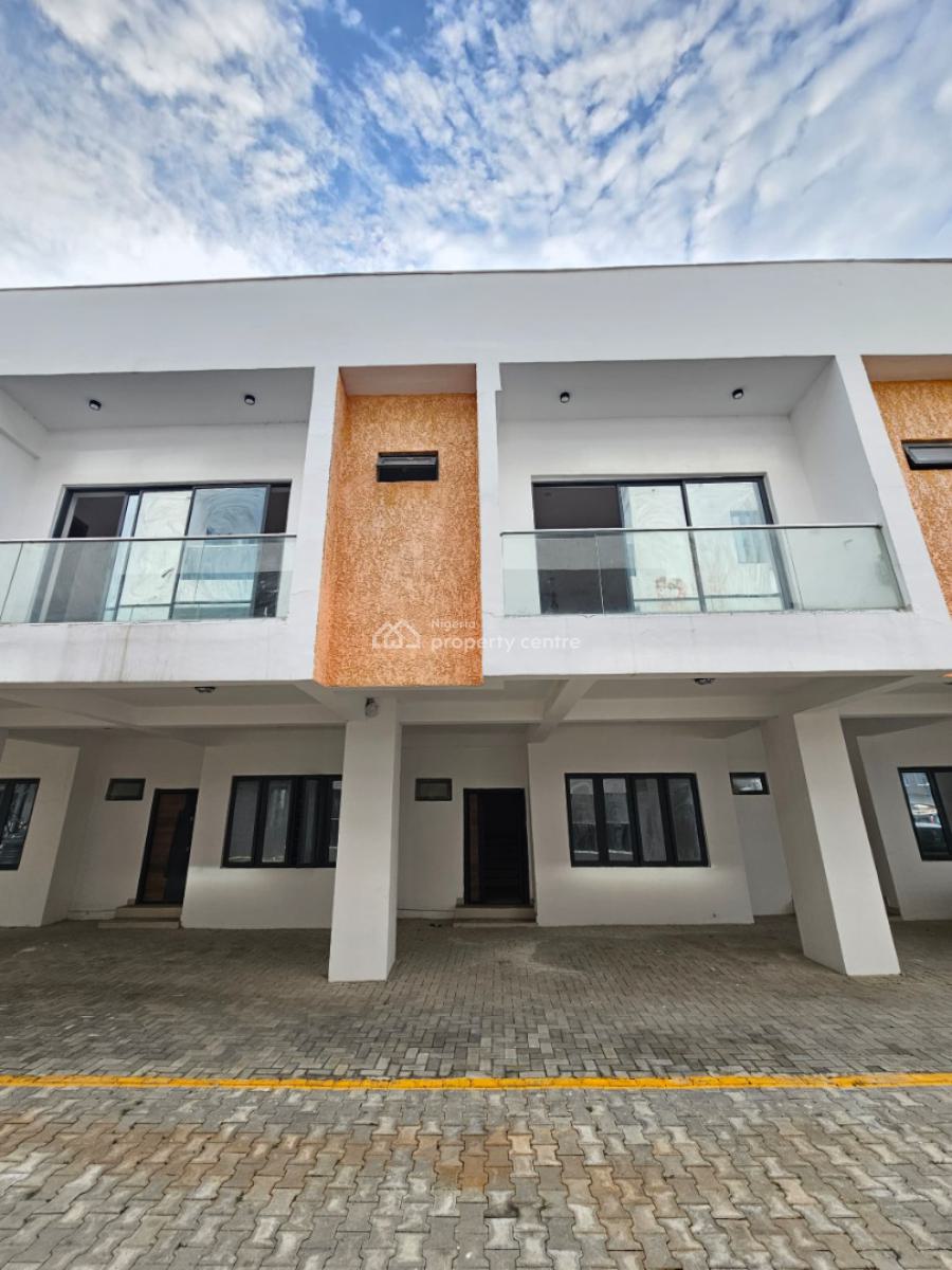 Serviced 3 Bedroom Terrace Duplex with Bq, Chevron Toll Gate, Orchid Road, Lekki, Lagos, Terraced Duplex for Sale