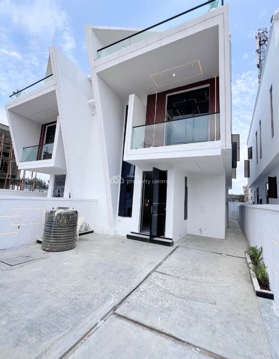 Contemporary 4 Bedrooms Semi Detached Duplexes with Bq, Ikota, Lekki, Lagos, Semi-detached Duplex for Sale
